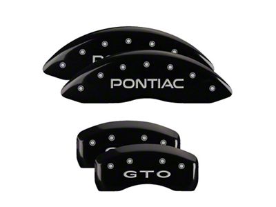 MGP 4 Caliper Covers Engraved Front Engraved Rear GTO - 18029SGTOBK