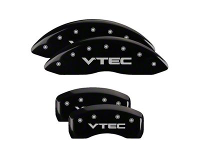 MGP 4 Caliper Covers Engraved Front & Rear Vtech Black - 20139SVTCBK