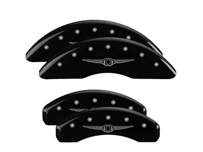 MGP 4 Caliper Covers Engraved Front & Rear Style 1/Chrysler - 32002SCW1BK