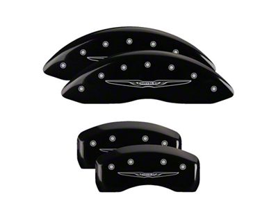 MGP 4 Caliper Covers Engraved Front & Rear Style 2/Chrysler - 32003SCW2BK