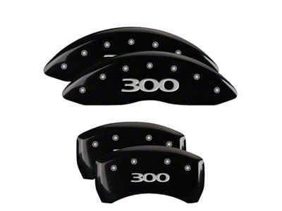 MGP 4 Caliper Covers Engraved Front & Rear 300 Black - 32004S300BK