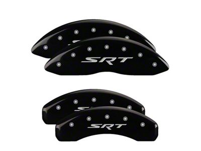 MGP 4 Caliper Covers Engraved Front & Rear SRT Black - 32006SSRTBK