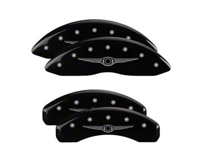 MGP 4 Caliper Covers Engraved Front & Rear Style 1/Chrysler - 32009SCW1BK