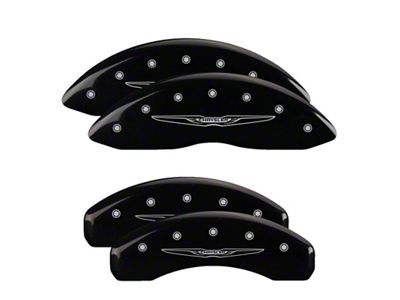 MGP 4 Caliper Covers Engraved Front & Rear Style 2/Chrysler - 32009SCW2BK