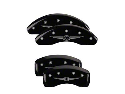 MGP 4 Caliper Covers Engraved Front & Rear Style 1/Chrysler - 32013SCW1BK