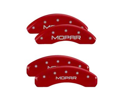 MGP 4 Caliper Covers Engraved Front & Rear Red - 32014S