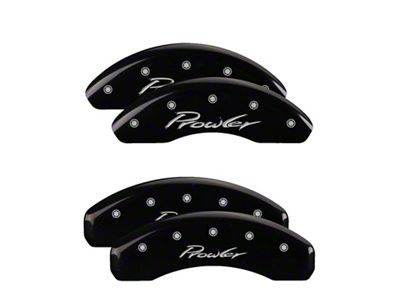 MGP 4 Caliper Covers Engraved Front & Rear Prowler Black - 32014SPRLBK