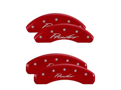 MGP 4 Caliper Covers Engraved Front & Rear Prowler Red - 32014SPRLRD