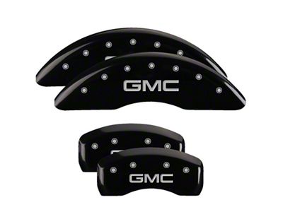 MGP 4 Caliper Covers Engraved Front & Rear Black - 34001S