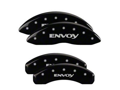 MGP 4 Caliper Covers Engraved Front & Rear Envoy Black - 34005SEVYBK