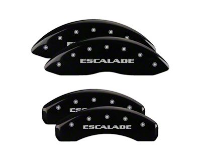 MGP 4 Caliper Covers Engraved Front & Rear Escalade Black - 35014SESCBK
