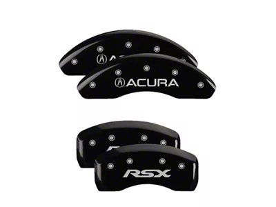 MGP 4 Caliper Covers Engraved Front Engraved Rear RSX - 39003SRSXBK