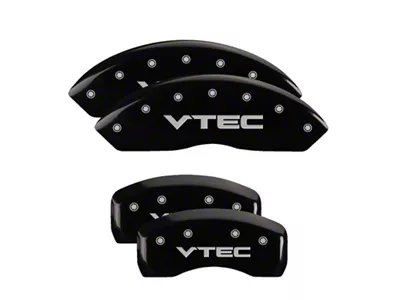 MGP 4 Caliper Covers Engraved Front & Rear Vtech Black - 39005SVTCBK