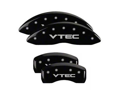 MGP 4 Caliper Covers Engraved Front & Rear Vtech Black - 39011SVTCBK