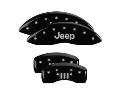 MGP 4 Caliper Covers Engraved Front Engraved Rear - 42003SJPLBK