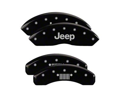 MGP 4 Caliper Covers Engraved Front Engraved Rear - 42007SJPLBK