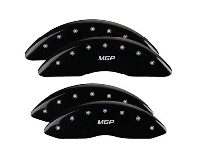 MGP 4 Caliper Covers Engraved Front & Rear Black - 13083S