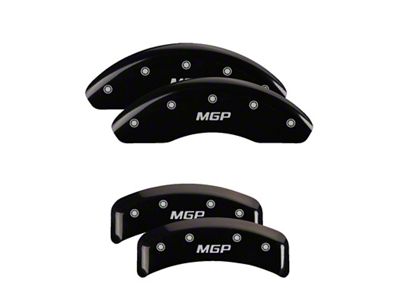 MGP 4 Caliper Covers Engraved Front & Rear Black - 16213SBK