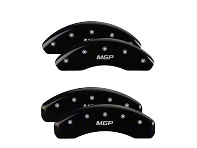 MGP 4 Caliper Covers Engraved Front & Rear Black - 32014S