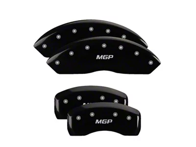 MGP 4 Caliper Covers Engraved Front & Rear Black - 39005S