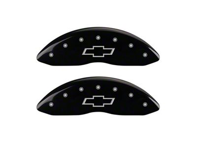 MGP Front set 2 Caliper Covers Engraved Front Bowtie Black - 14207FBOWBK