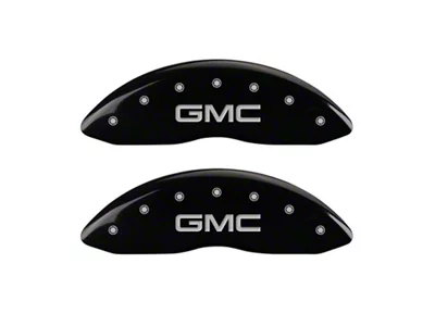 MGP Front set 2 Caliper Covers Engraved Front Black - 34207FGBK