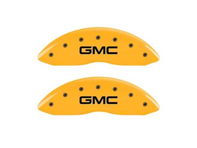 MGP Front set 2 Caliper Covers Engraved Front Yellow - 34207FYellow