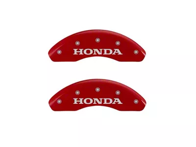 MGP Front set 2 Caliper Covers Engraved Front Red - 20212FHONRD