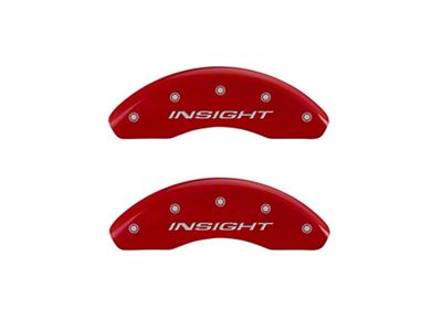 MGP Front set 2 Caliper Covers Engraved Front Insight Red - 20003FINSRD
