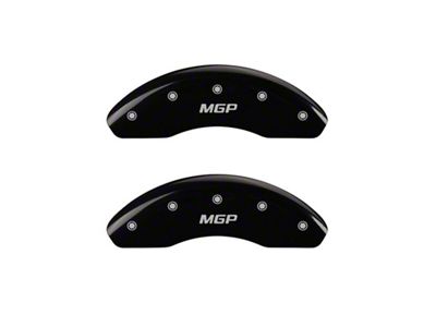 MGP Front set 2 Caliper Covers Engraved Front Black - 20212F