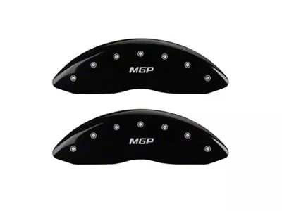 MGP Front set 2 Caliper Covers Engraved Front Black - 34207F