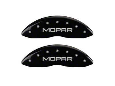 MGP Front set 2 Caliper Covers Engraved Front Black - 42011FMOPBK