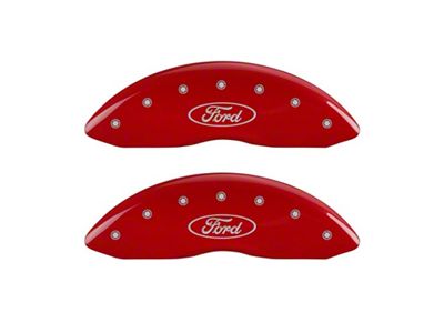MGP Front set 2 Caliper Covers Engraved Front Oval logo/Ford - 10232FFRDRD