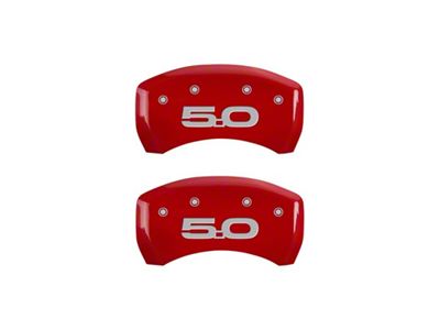 MGP Rear set 2 Caliper Covers Engraved Rear 2015/50 Red - 10203RM52RD