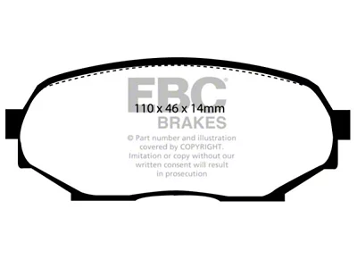 EBC Brakes Ultimax2 Brake Pad Sets Fronts Only - UD525