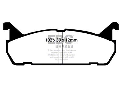 EBC Brakes Ultimax2 Brake Pad Sets Rears Only - UD458