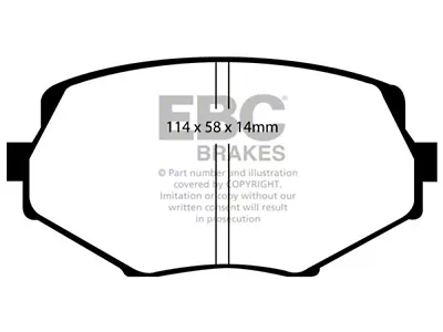 EBC Brakes Yellowstuff Brake Pad Sets Fronts Only - Miata DP41002R