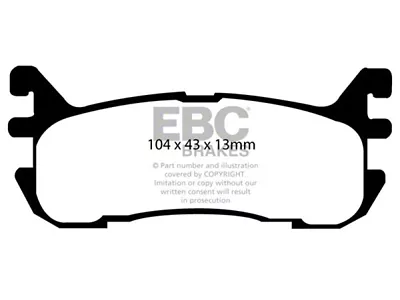 EBC Brakes Redstuff Brake Pad Sets Rears Only - DP31003C
