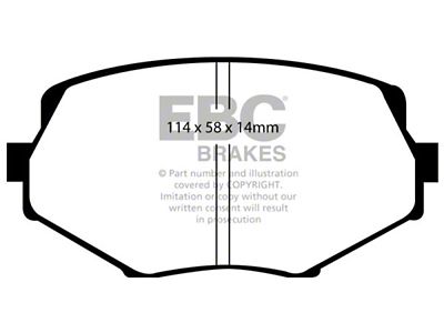 EBC Brakes Redstuff Brake Pad Sets Fronts Only - Miata DP31002C