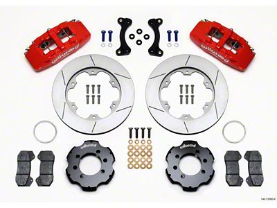 Wilwood Dynapro 6 Front Hat Kit 11.00in GT Rotor Red - 140-13380-R for Mazda Miata