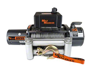 Mile Marker SEC95 9,500 lb. Winch (Universal; Some Adaptation May Be Required)