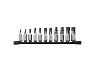 Milwaukee Tool 3/8-Inch Drive Hex Bit Socket Set; Metric; 11-Piece