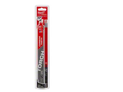 Milwaukee Tool 9-Inch 8TPI The TORCH with CARBIDE TEETH; 3-Pack