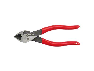 Milwaukee Tool Diagonal Dipped Grip Cutting Pliers; 6-inch