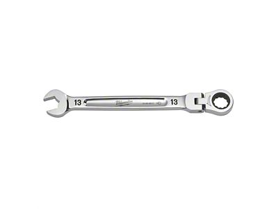 Milwaukee Tool Flex Head Ratcheting Combination Wrench; 13mm