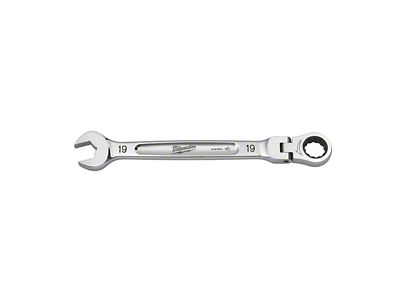 Milwaukee Tool Flex Head Ratcheting Combination Wrench; 19mm