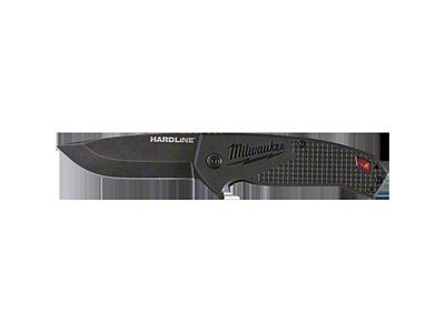 Milwaukee Tool HARDLINE Smooth Blade Pocket Knife; 3-Inch