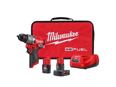 Milwaukee Tool M12 FUEL 1/2-Inch Hammer Drill/Driver Kit