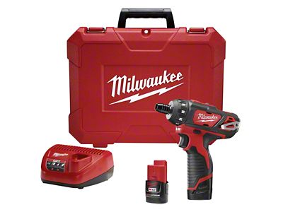 Milwaukee Tool M12 FUEL 1/4-Inch Hex 2-Speed Screwdriver Kit