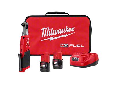 Milwaukee Tool M12 FUEL 3/8-Inch High Speed Ratchet Kit
